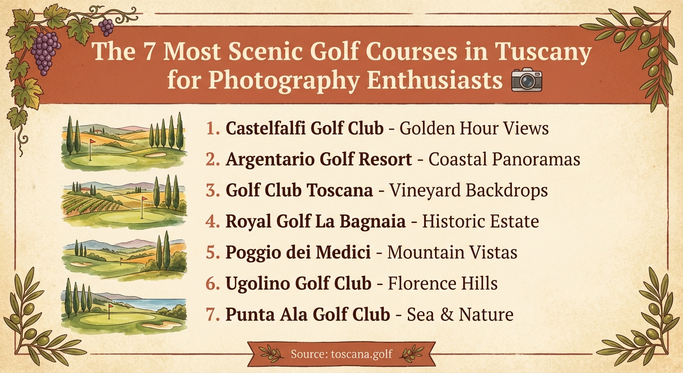 The 7 Most Scenic Golf Courses in Tuscany for Photography Enthusiasts - Illustration 1
