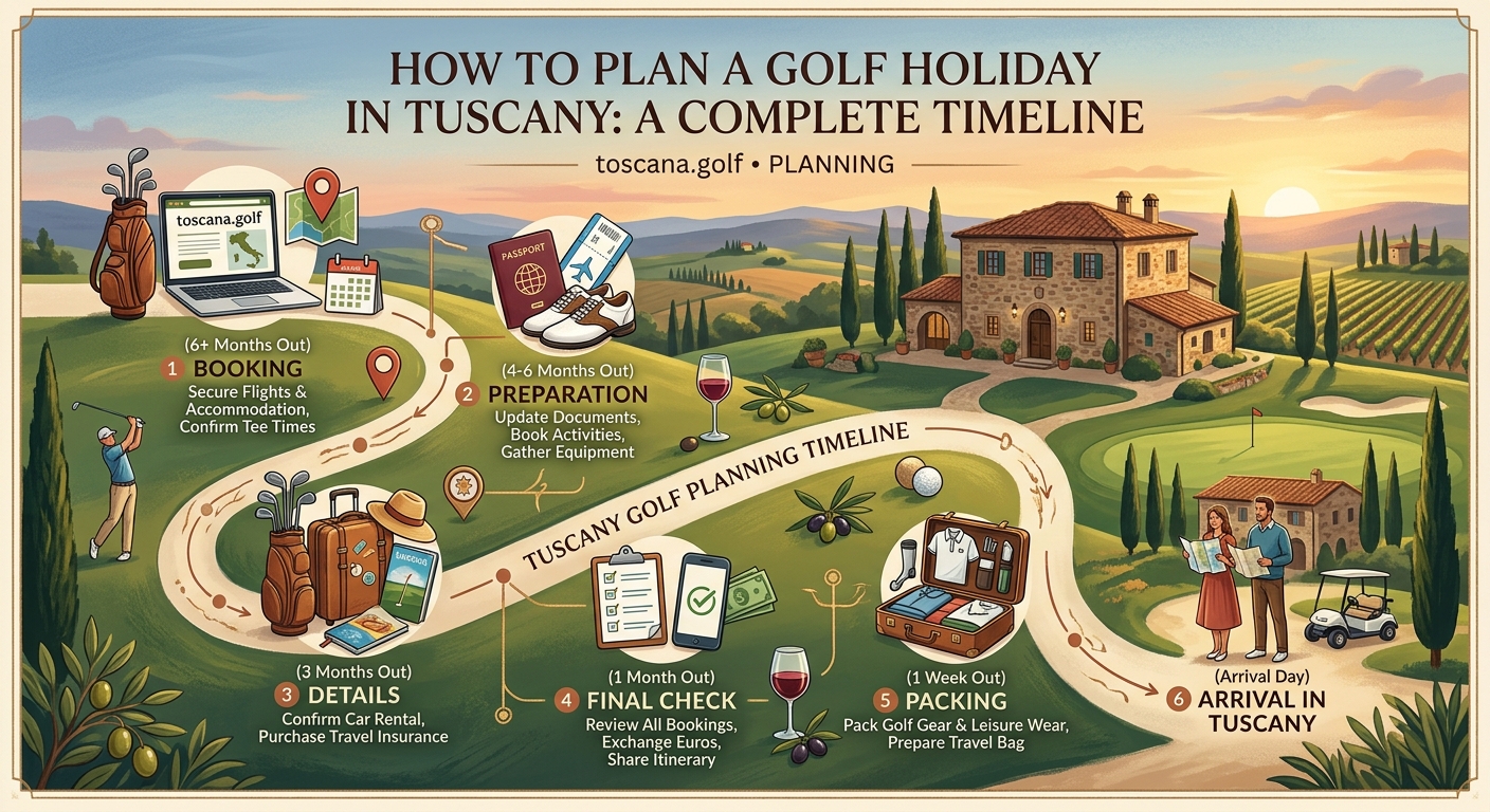 How to Plan a Golf Holiday in Tuscany: A Complete Timeline from Booking to Arrival — 1