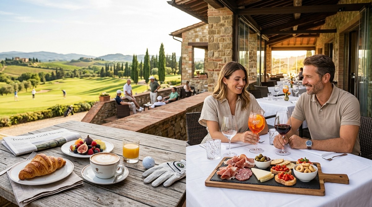From Breakfast to Aperitivo: Dining Experiences in Tuscany's Golf Clubhouses