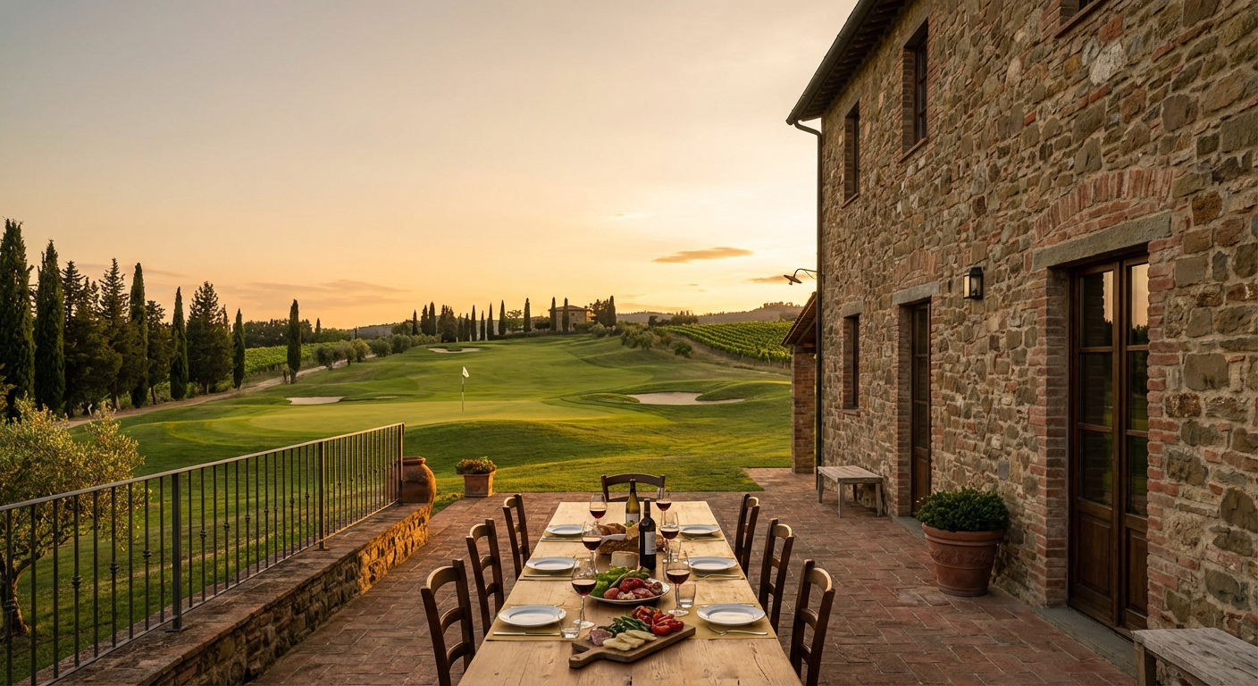 Authentic Agriturismo Dining Near Tuscany's Golf Destinations