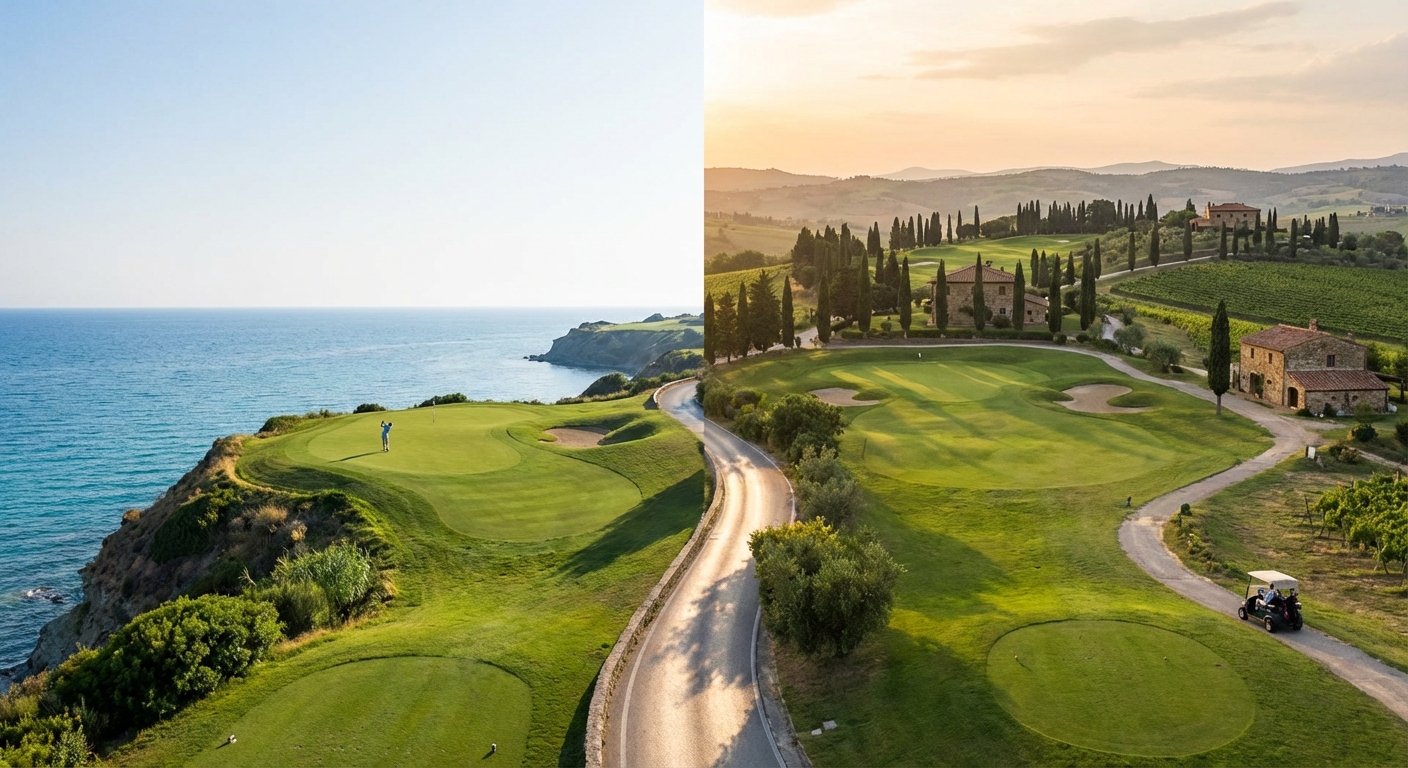 Combining Coastal and Inland Golf: A Two-Week Tuscan Itinerary