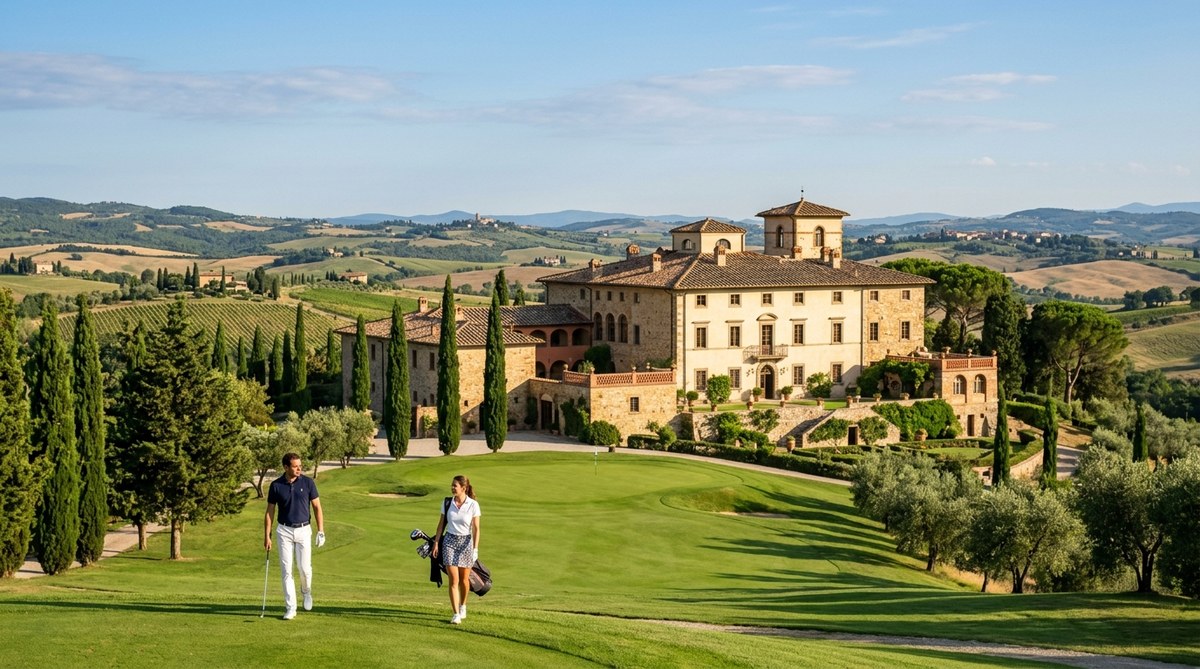 Historic Villas Turned Golf Resorts: Staying in Tuscany's Architectural Treasures