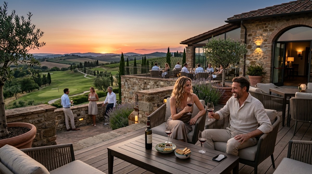 How to Unwind in Style at Tuscany's Premier Golf Clubhouses