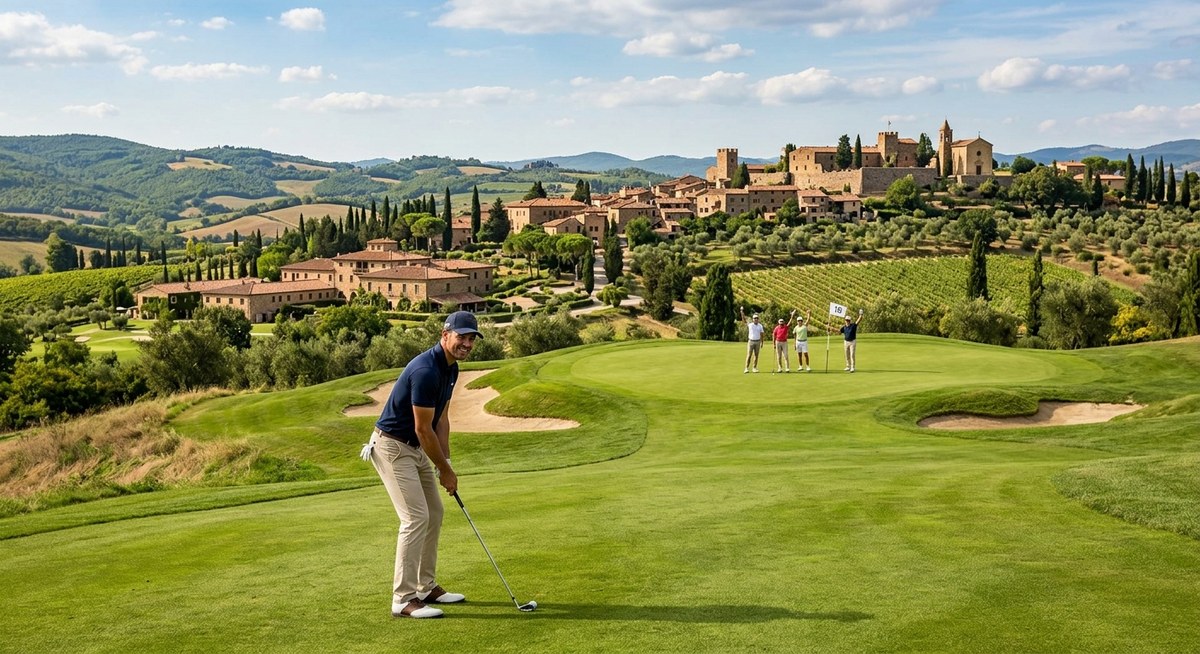 Why Golfers Love the 18th Hole at Tuscany's Royal Golf La Bagnaia