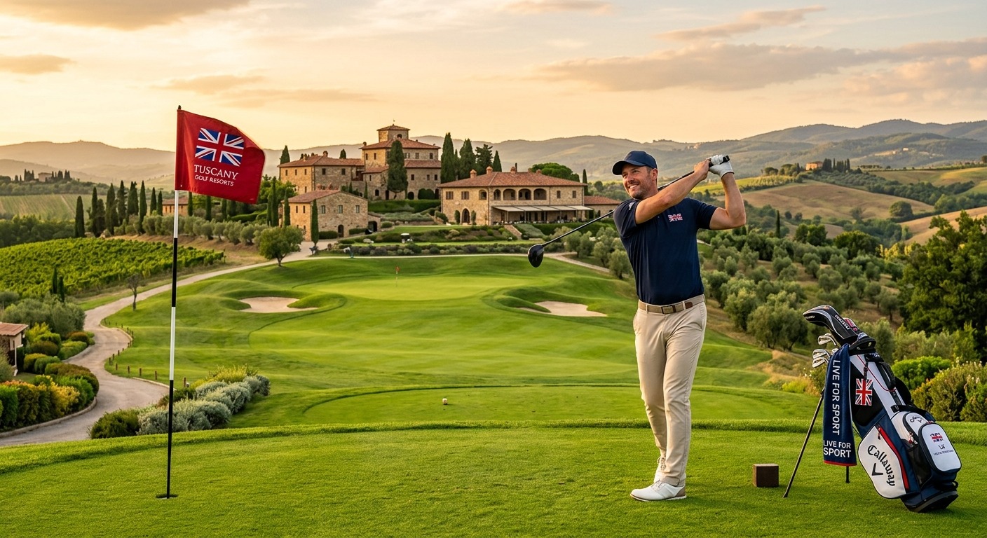 Tuscany Golf Resorts for British Travellers Who Live for Sport