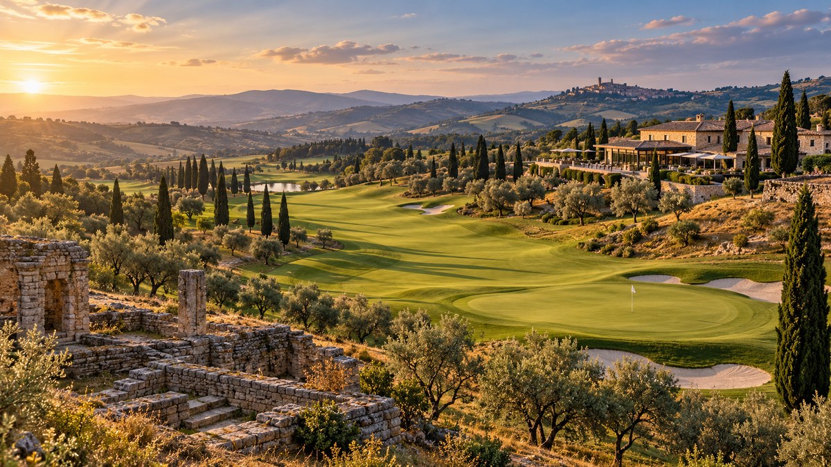 Play the Fairways Where Etruscan History Meets Modern Luxury in Tuscany