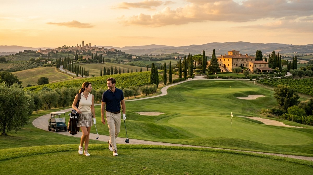 The Best Tuscan Golf Courses for a Couple's Romantic Getaway